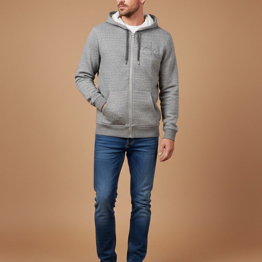Calvin Klein Mens Hoodie Hooded Sweatshirt Sweater size M - Picture 2 of 12